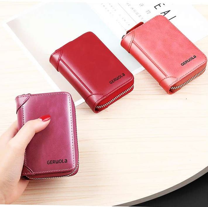 本革製カード収納コインケース