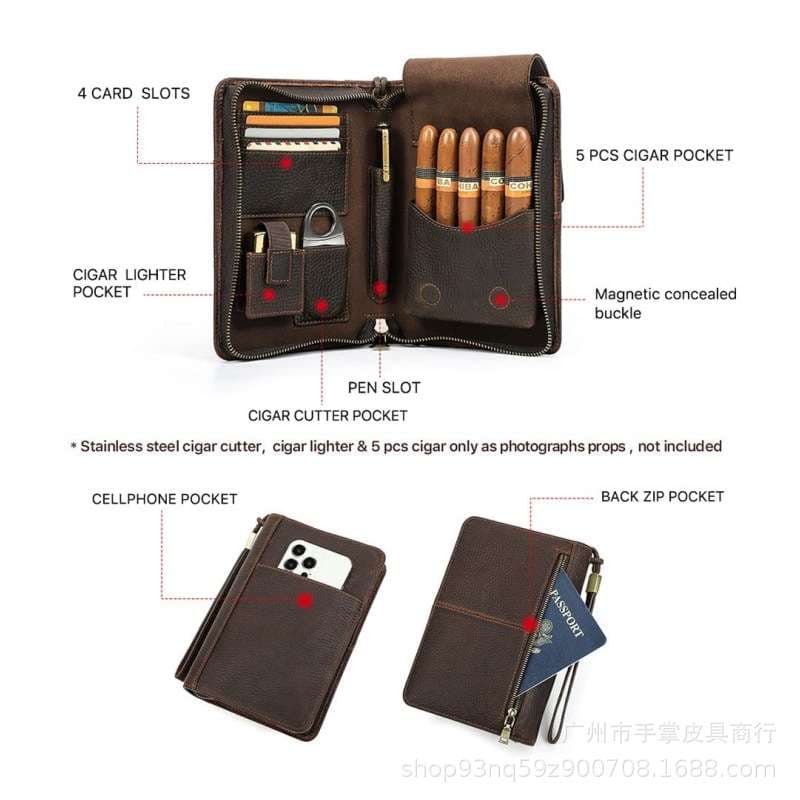 コインケース 多機能シガー携帯ケース&財布